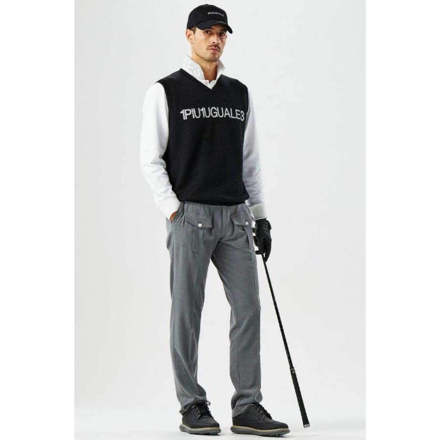未使用 1PIU1UGUALE3 GOLF 3 グレー G.LONG PANTS BUSHブッシュ 未使用 1PIU1UGUALE3 GOLF 3 グレー G.LONG PANTS BUSHブッシュ