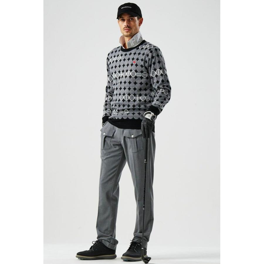 未使用 1PIU1UGUALE3 GOLF 3 グレー G.LONG PANTS BUSHブッシュ 未使用 1PIU1UGUALE3 GOLF 3 グレー G.LONG PANTS BUSHブッシュ