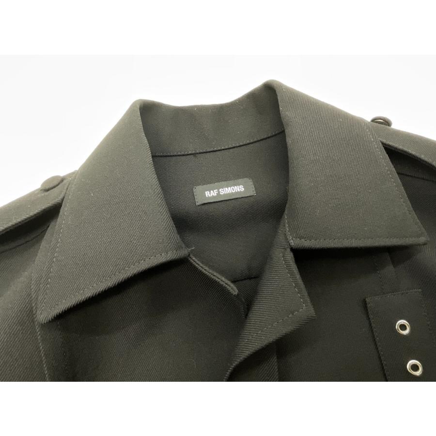 RAF SIMONS ラフシモンズ44 美品 RAF SIMONS ラフシモンズ 44 ブラック Oversized 2 Pockets