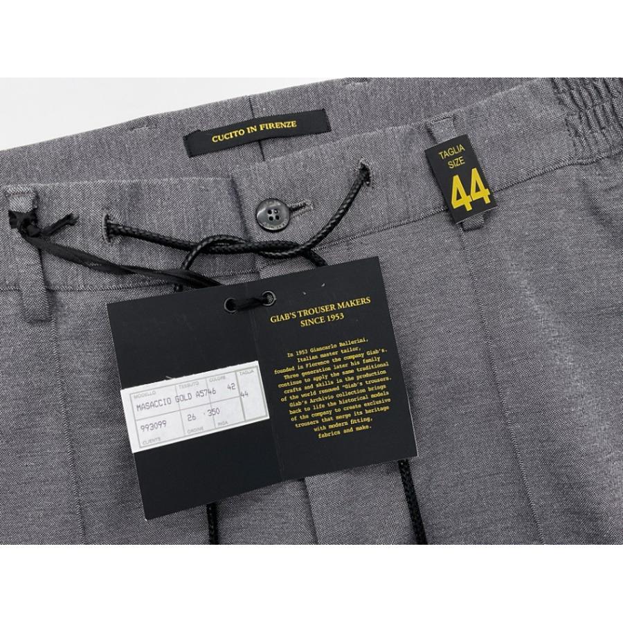 giabsarchivio グレー スラックス 44 giabsarchivio – MINIMAL WARDROBE（ミニマルワードローブ）