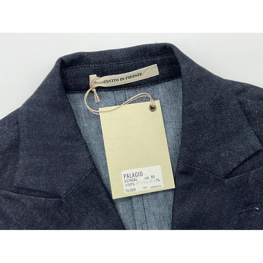 【未使用品】giab's ARCHIVIO Wブレストデニムジャケット 48 未使用品】giab's ARCHIVIO Wブレストデニムジャケット 48