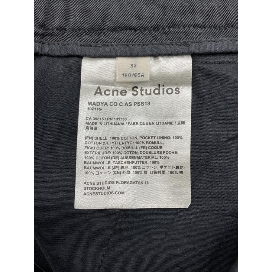 【未使用品】Acne Studios ハイウエストワイドチノパンツ サイズ32 未使用 Acne Studios アクネステュディオス 32 ブラック ハイ