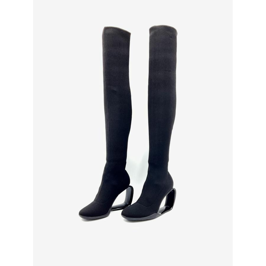 【未使用品】UNITED NUDE Mobiusロングブーツ 定価52,800円 未使用 UNITED NUDE 38(24-24.5) ブラック Mobius Long Boot Hi