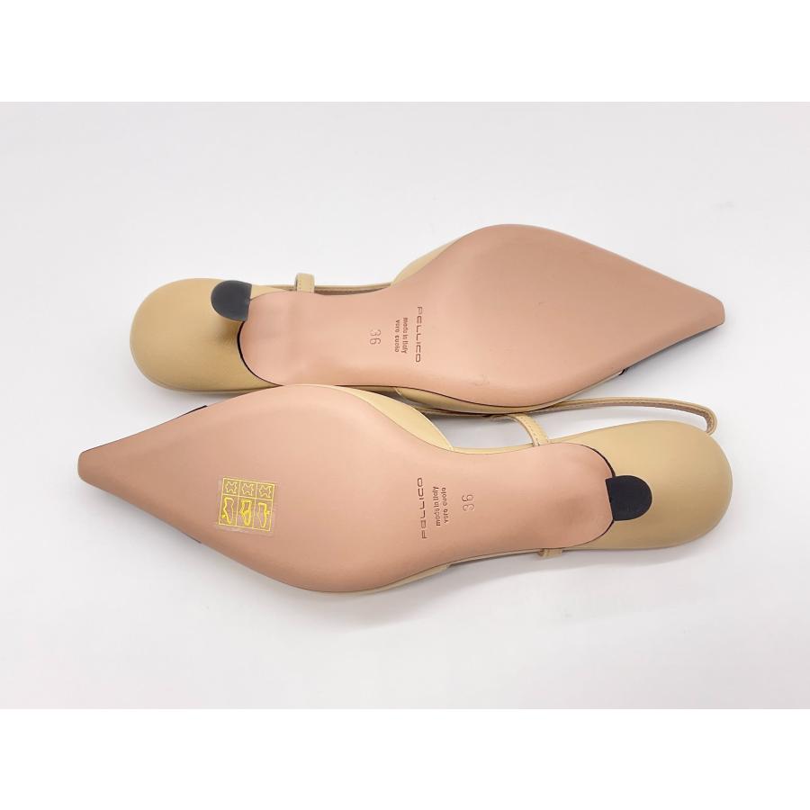 ペリーコ　パンプス美品36 新品 PELLICO ペリーコ 36 ベージュ×ブラック バイカラー