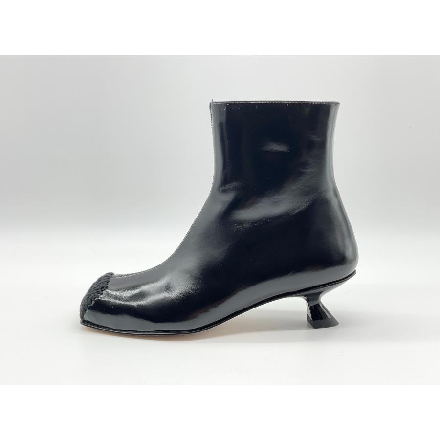 PALOMA BRACELOブラック サイドゴアブーツ 厚底 レザー