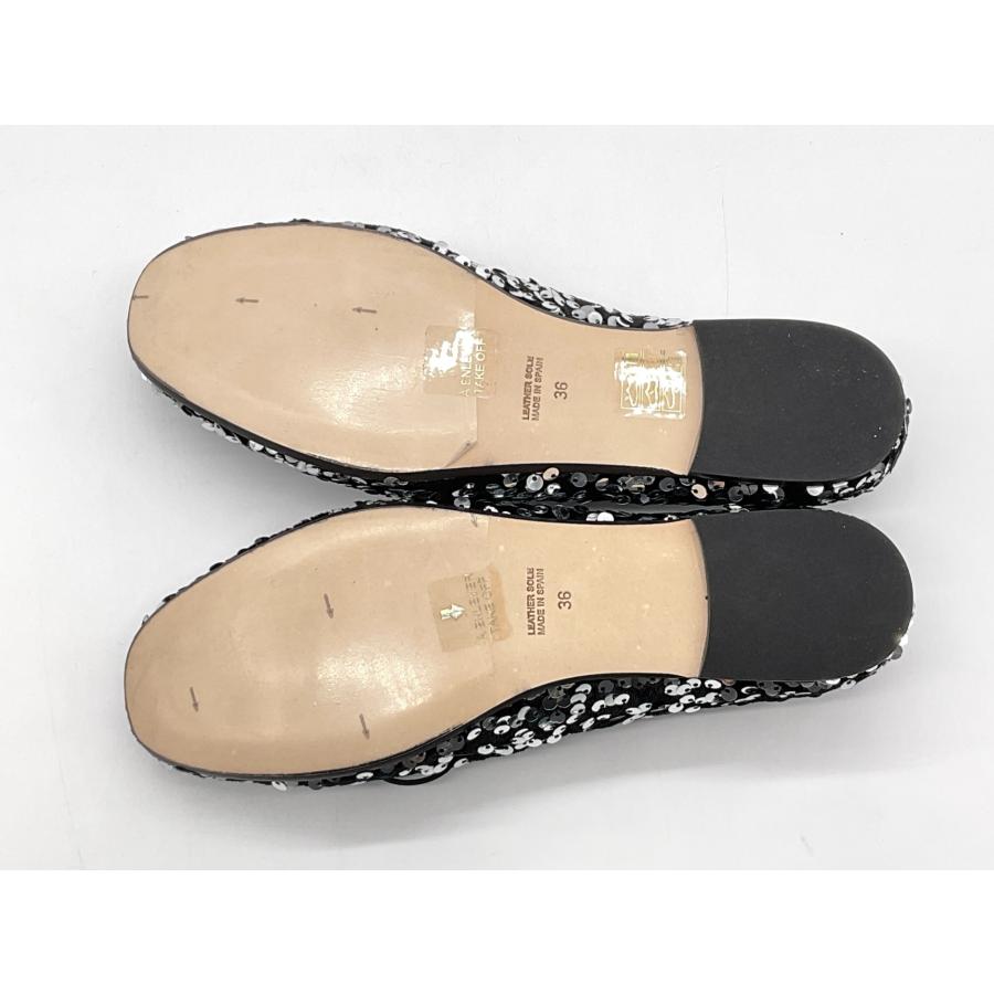 PELLICO SUNNY バレエシューズ ブラック スパンコール 36 新品 PELLICO