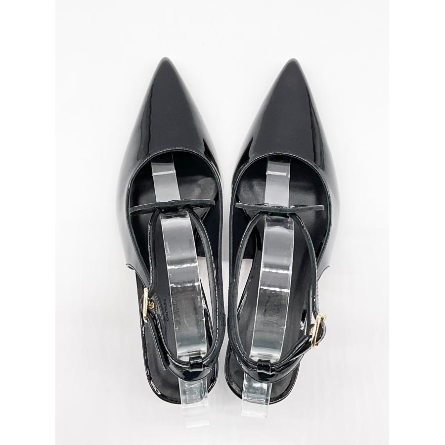 美品　PELLICO パテントポインテッドパンプス　38 新品 PELLICO SUNNY ペリーコサニー 38 ブラック ポインテッド