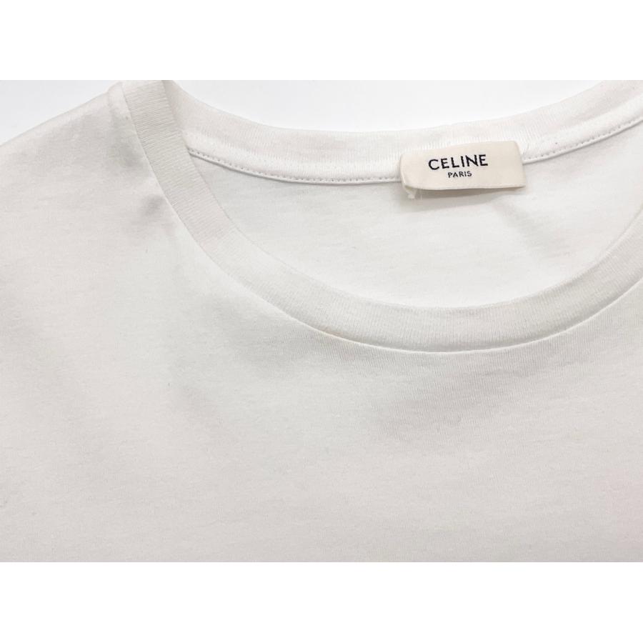 CELINE セリーヌ - ロゴTシャツ 美品 XS ホワイト : TREND STOCK