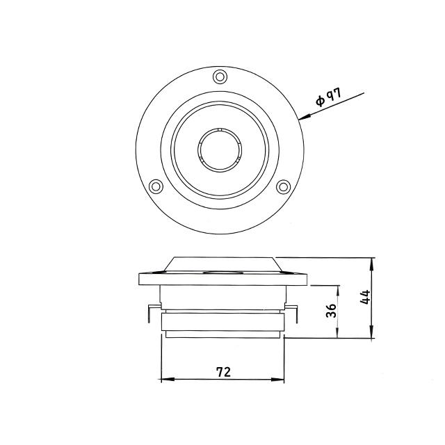 300W 1インチ スーパーツイーター カーオーディオ |  | 03