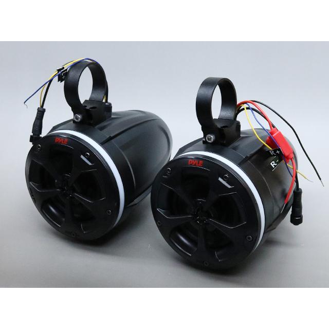 2Way LED付き ウェイクタワー 防水マリンスピーカー | 