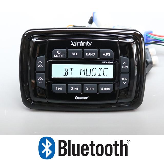 【即納】Infinity by HARMAN 防水 ブルートゥースアンプ マリンジェット Bluetoothアンプ ジェットスキー 管理番号[UH0220] Infinity by HARMAN Bluetooth内蔵 マリンアンプ マリンデッキ