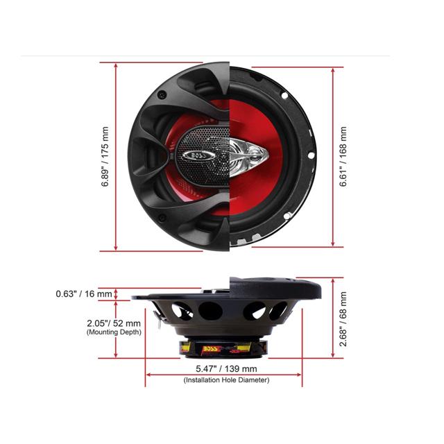 BOSS Audio 16.5cm 3Way カースピーカー |  | 04