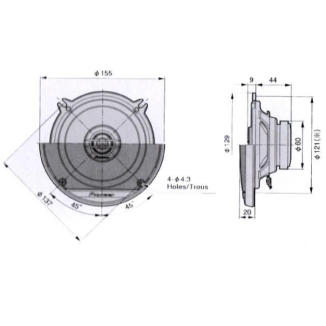 パイオニア TS-G1320F 13cm 2Way カースピーカー |  | 04