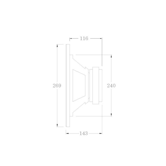 500W 10インチ 25cm 防水ウーハー |  | 03