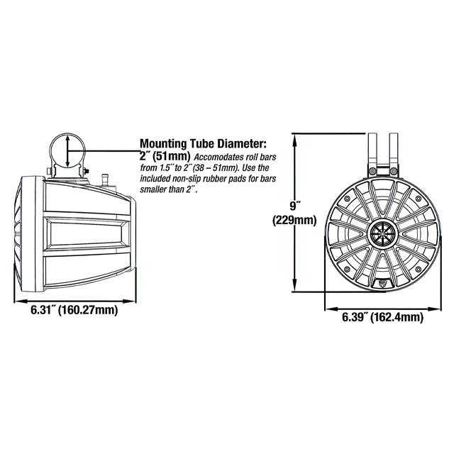 5.25インチ 2Way ウェイクタワー 防水マリンスピーカー |  | 05