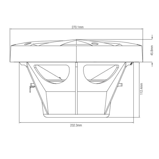 JBL 10インチ LED付き 防水ウーハー マリンウーハー 25cm |  | 08