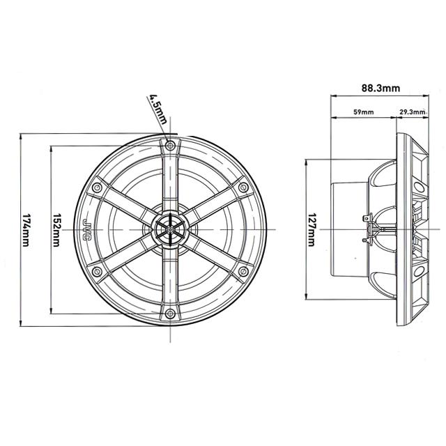 JVC 2WAY 防水マリンスピーカー 6.5インチ 防水スピーカー |  | 03