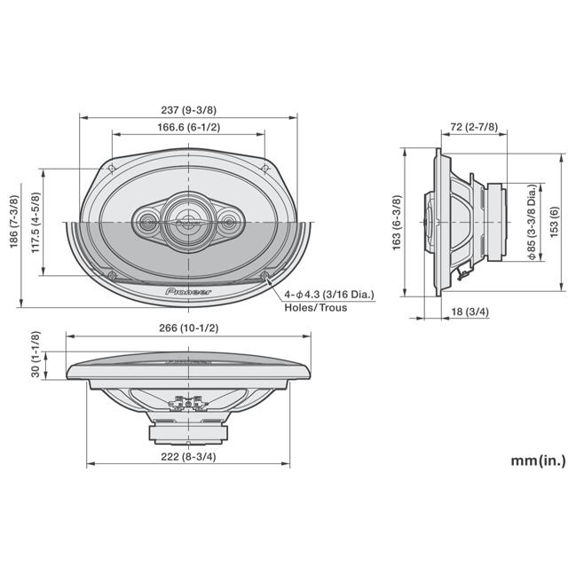 パイオニア TS-A6971F 6×9インチ 4Way カースピーカー |  | 04