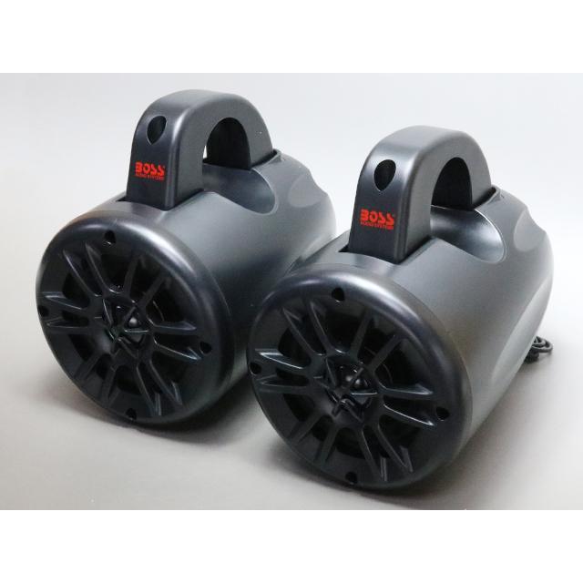 BOSS LED付き 2Way ウェイクタワー 防水スピーカー マリンスピーカー | 