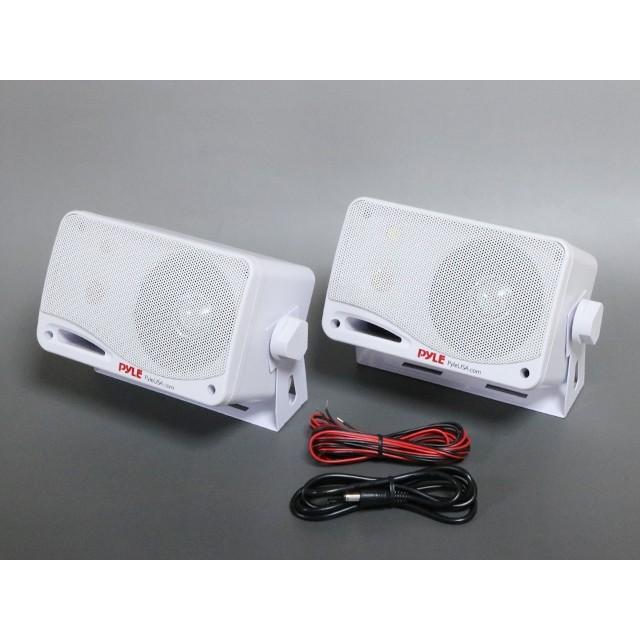 ブルートゥースアンプ内蔵 3Way 防水型ボックススピーカー 