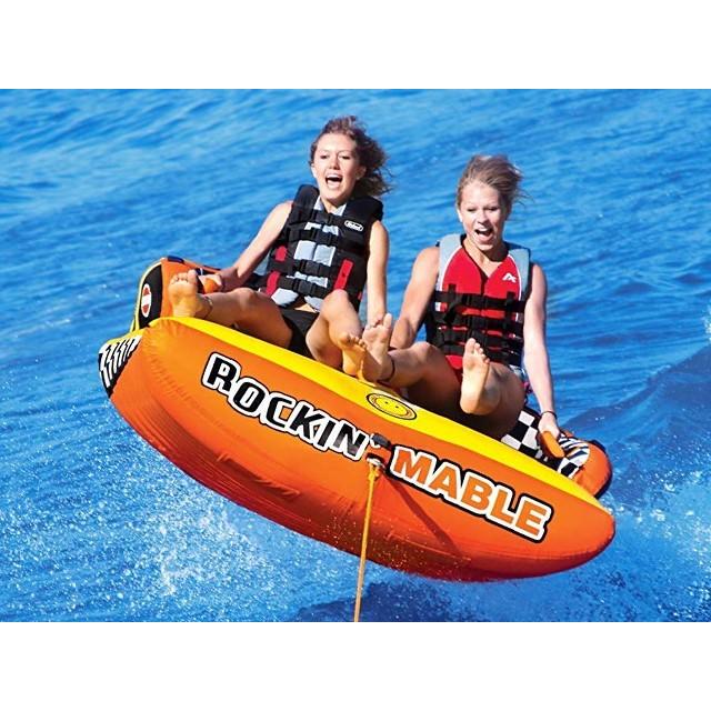 2人乗り スポーツスタッフ トーイングチューブ ロッキンマーブル2 | 