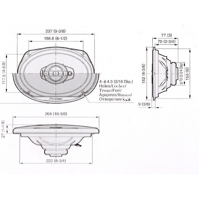 パイオニア TS-G6930F 6×9インチ 3Way カースピーカー |  | 03