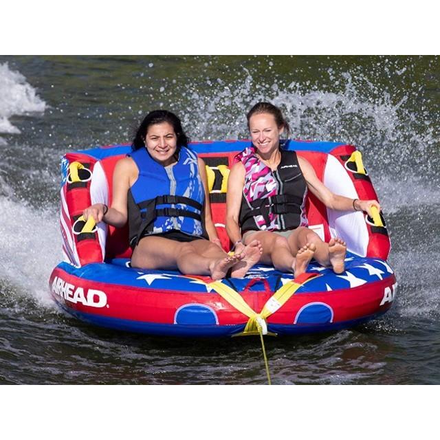 2人乗り AIRHEAD トーイングチューブ バナナボート Patriot 2 | 