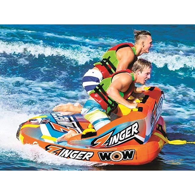 男女兼用2人乗り WOW トーイングチューブ Zinger ゴムボート本体