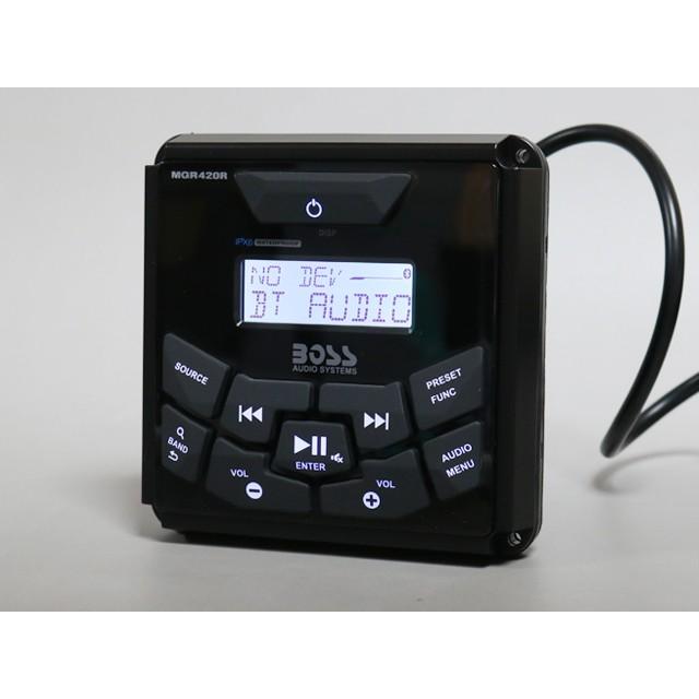 BOSS 500W 防水マリンオーディオ Bluetooth アンプ 送料込み】防水