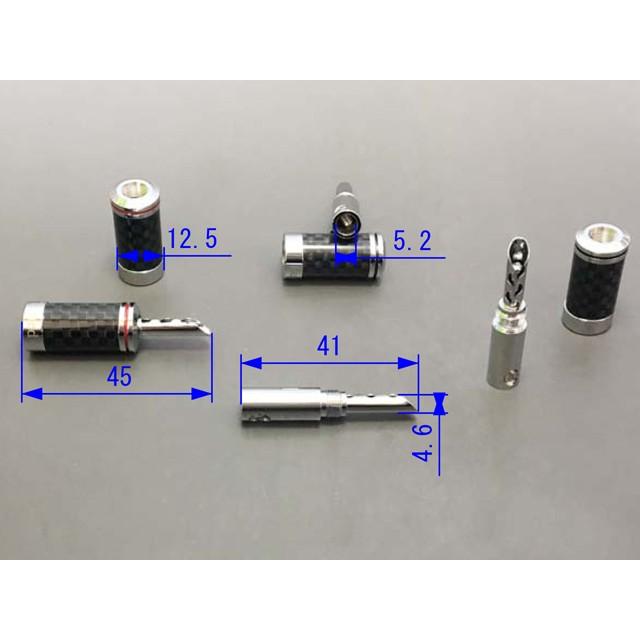 高級ロジウムメッキ バナナプラグ |  | 03