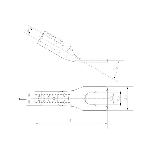 ロジウムメッキ Yラグ端子 Y端子 |  | 03
