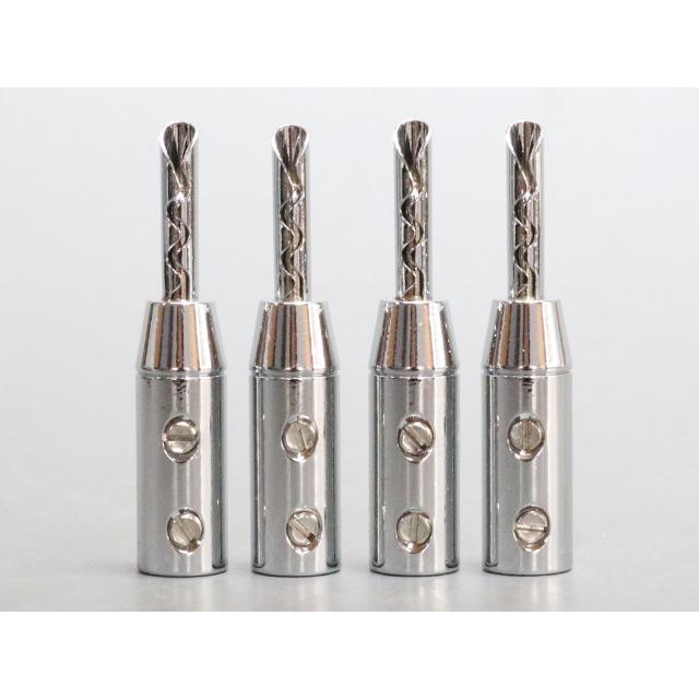 高級ロジウムメッキ バナナプラグ |  | 01