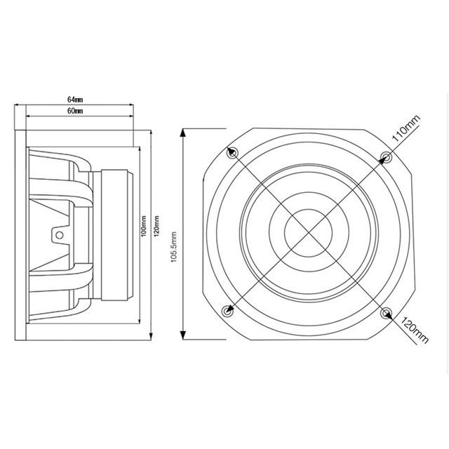 4インチ 10cm 小型スピーカー |  | 04