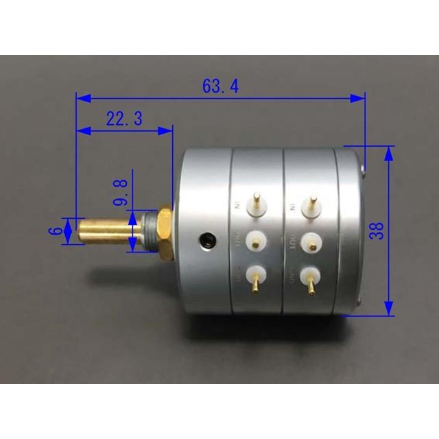 50K 2連 23接点 可変抵抗 Aカーブ アッテネーター |  | 04