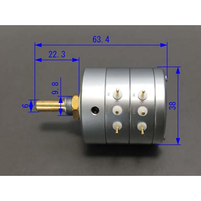 100K 2連 23接点 可変抵抗 Aカーブ アッテネーター |  | 04