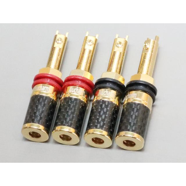高級 金メッキ スピーカーターミナル BOX用 : サムテック01