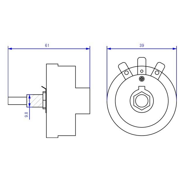 3KΩ 25W レオスタット抵抗 |  | 04