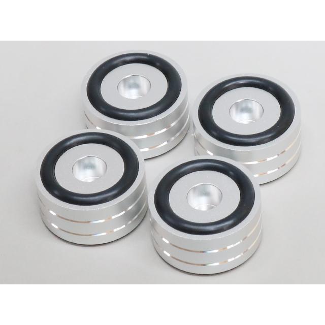 40mm ゴム脚 シルバー アルミ | 