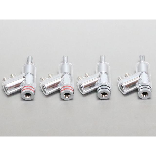 高級ロジウムメッキ バナナプラグ |  | 01