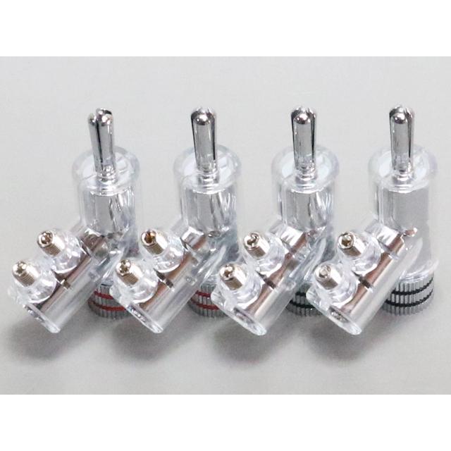 高級ロジウムメッキ バナナプラグ |  | 02