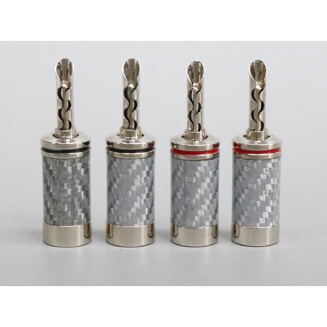 高級ロジウムメッキ バナナプラグ |  | 01