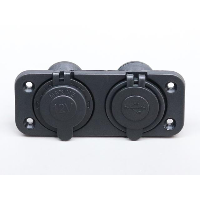 マリン用 12Vシガーソケット＋USBソケット |  | 02