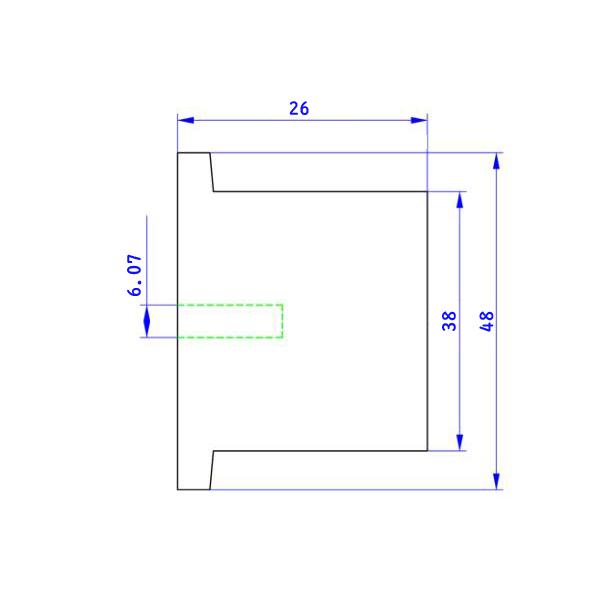 48mm(6.0)アルミ削り出しツマミ |  | 02