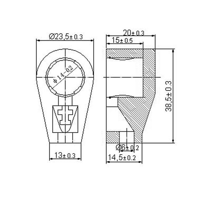 14mm 金メッキ グリッドキャップ |  | 03