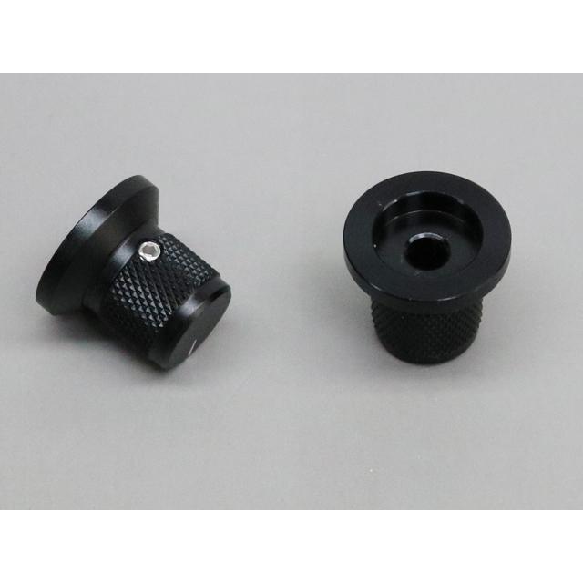 25mm(6.0)アルミ削り出しツマミ ブラック |  | 02