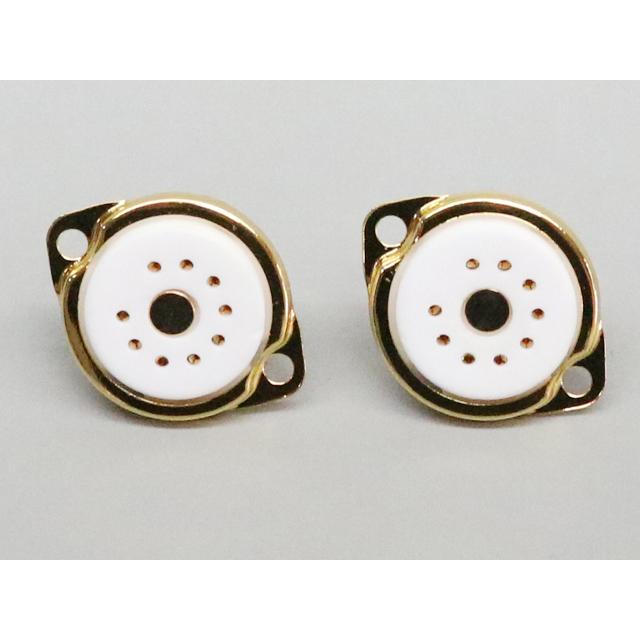 金メッキ 9ピン MT管 真空管ソケット | 