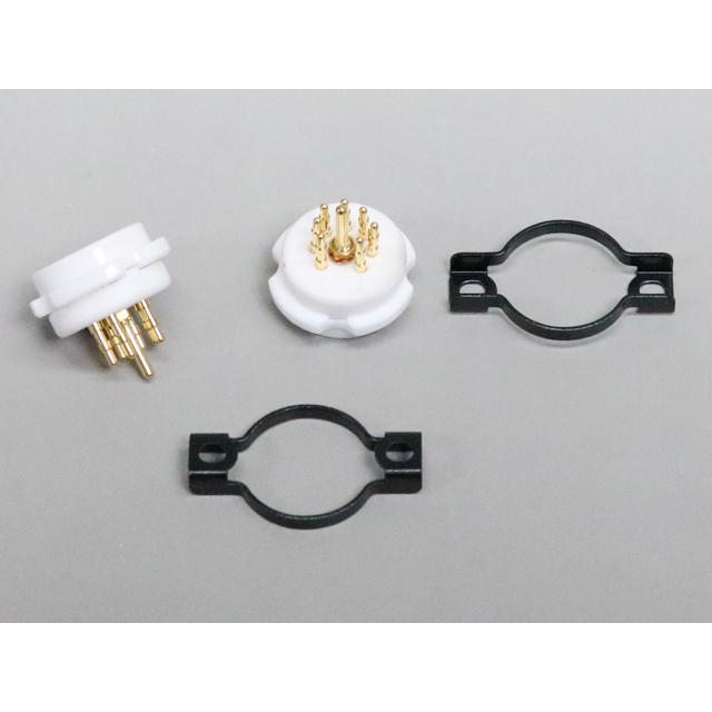 高級 金メッキ MT管 7ピン 真空管ソケット |  | 02