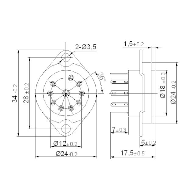 MT管 9ピン 真空管ソケット : サムテック01 - 通販 - Yahoo!ショッピング