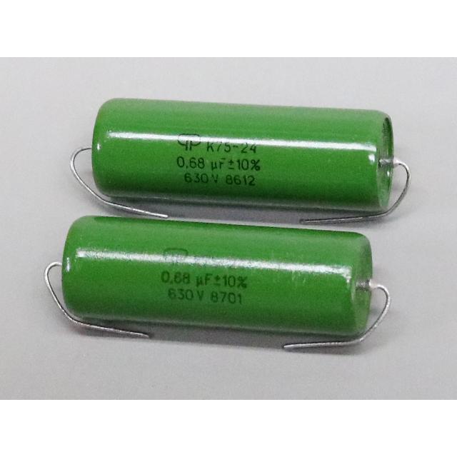 630V 0.68μF オイルコンデンサー ロシア軍用 | 