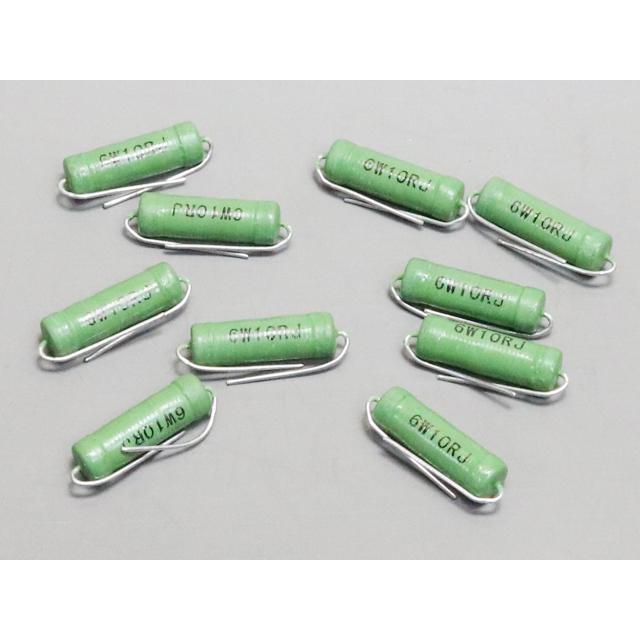 10Ω 6W 巻線抵抗 10本 | 